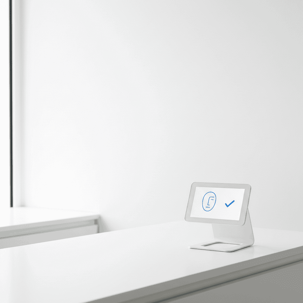 Didit biometric payments workflow showing PSD3 SCA-compliant face-pay authentication with passive liveness at a point-of-sale terminal.